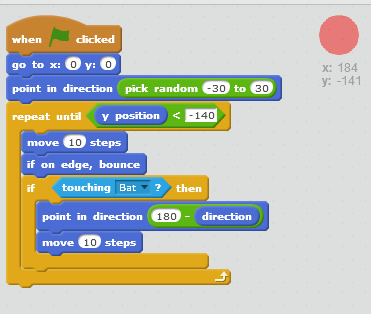Red ball script